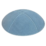 Blue Suede Kippah SD1